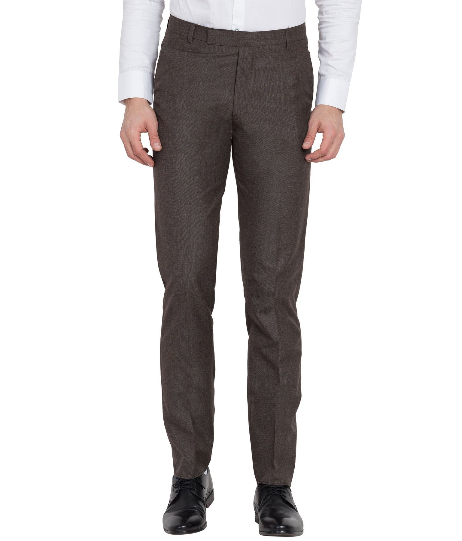 Buy Arrow Regular Fit Solid Formal Trousers  NNNOWcom